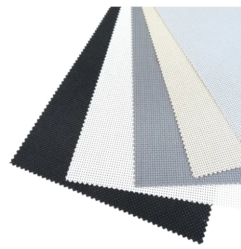 Wholesale Polyester Roller Blind Fabrics Sunshade Perspective Curtain Fabric Window Roller Blinds Sunscreen Fabrics