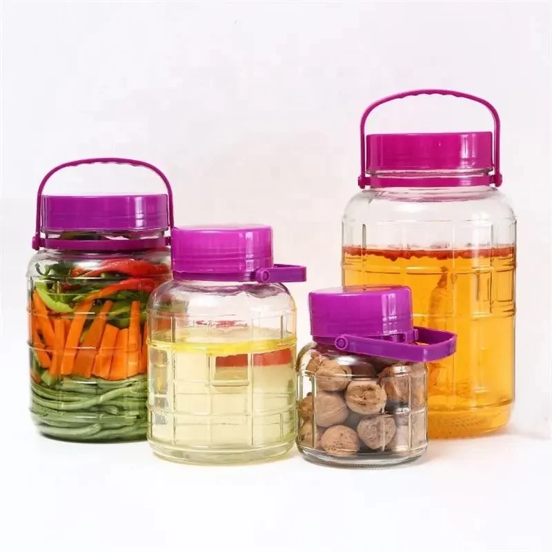 Glass Bottle with tap Fermenter Sealed Container carboy decanter water