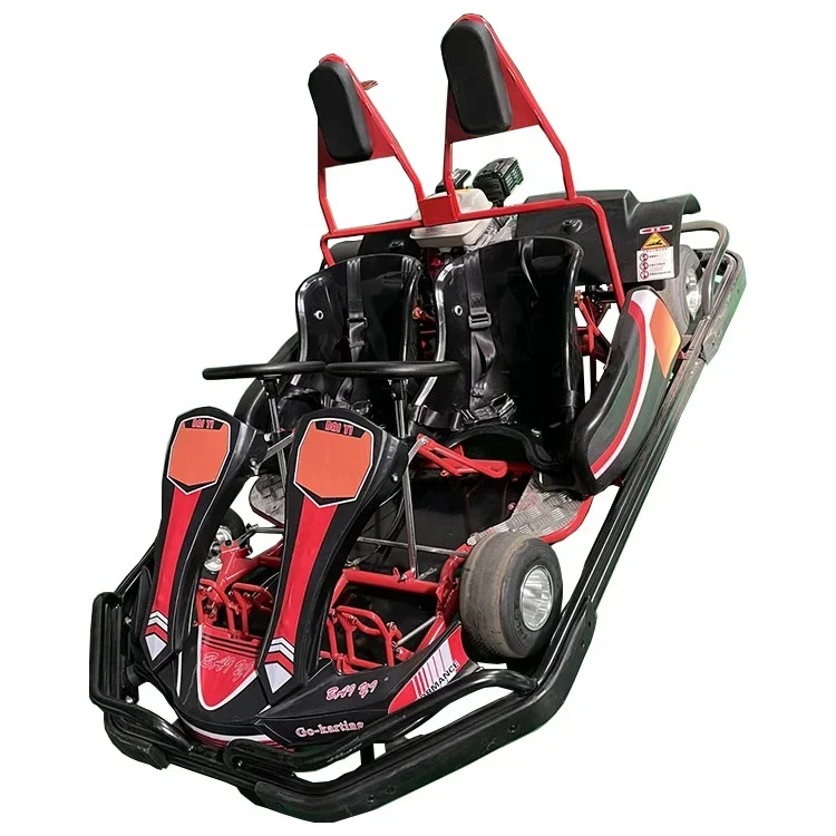 Hot Sale Amusement Rides Engine 200Cc 6.5Hp Gas Powered Two Seat Petrol Racing Go Kart