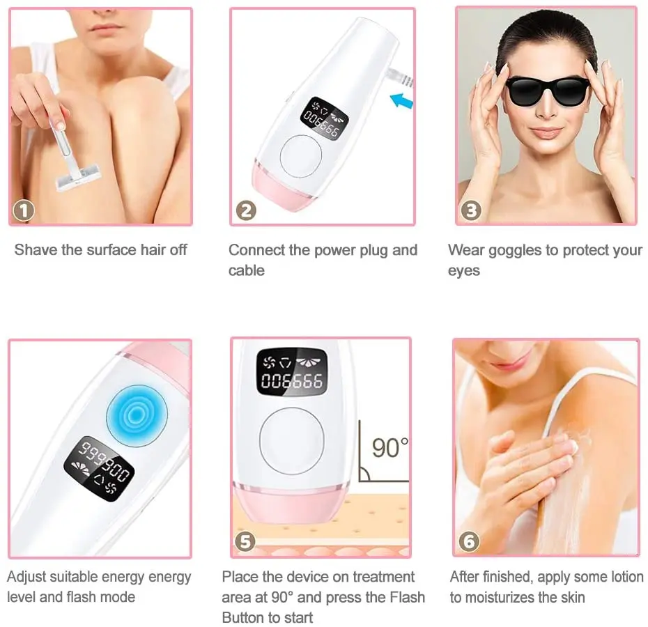 
Painless Portable Home Ipl Hair Removal Machine Mini Permanet Ipl Laser Hair Removal 