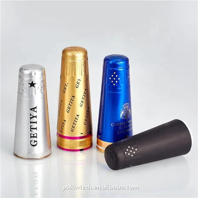 polylaminate thick champagne bottle aluminium foil capsule on sale