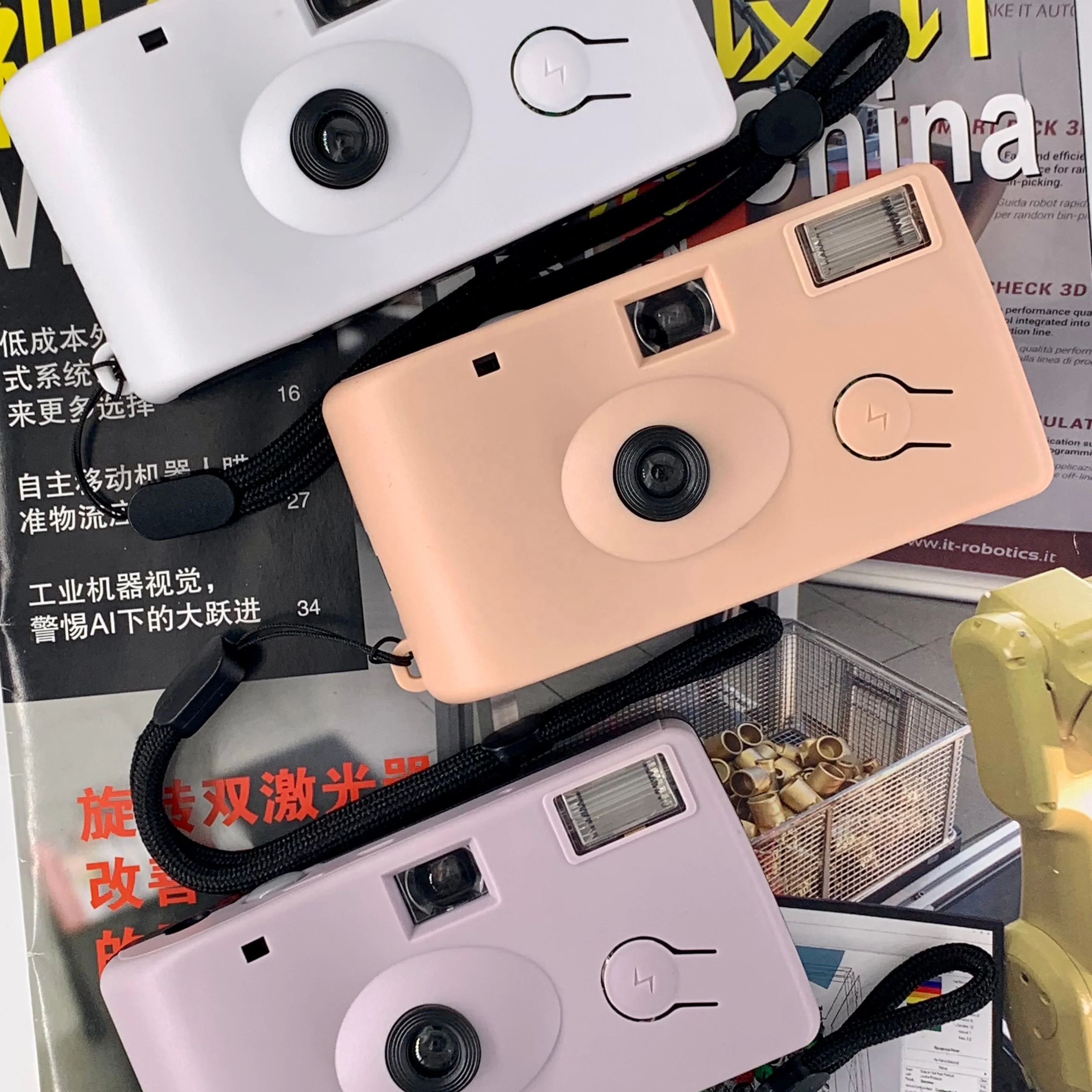 HOT SALE kodak white single use custom half frame 35mm disposable film camera with flash