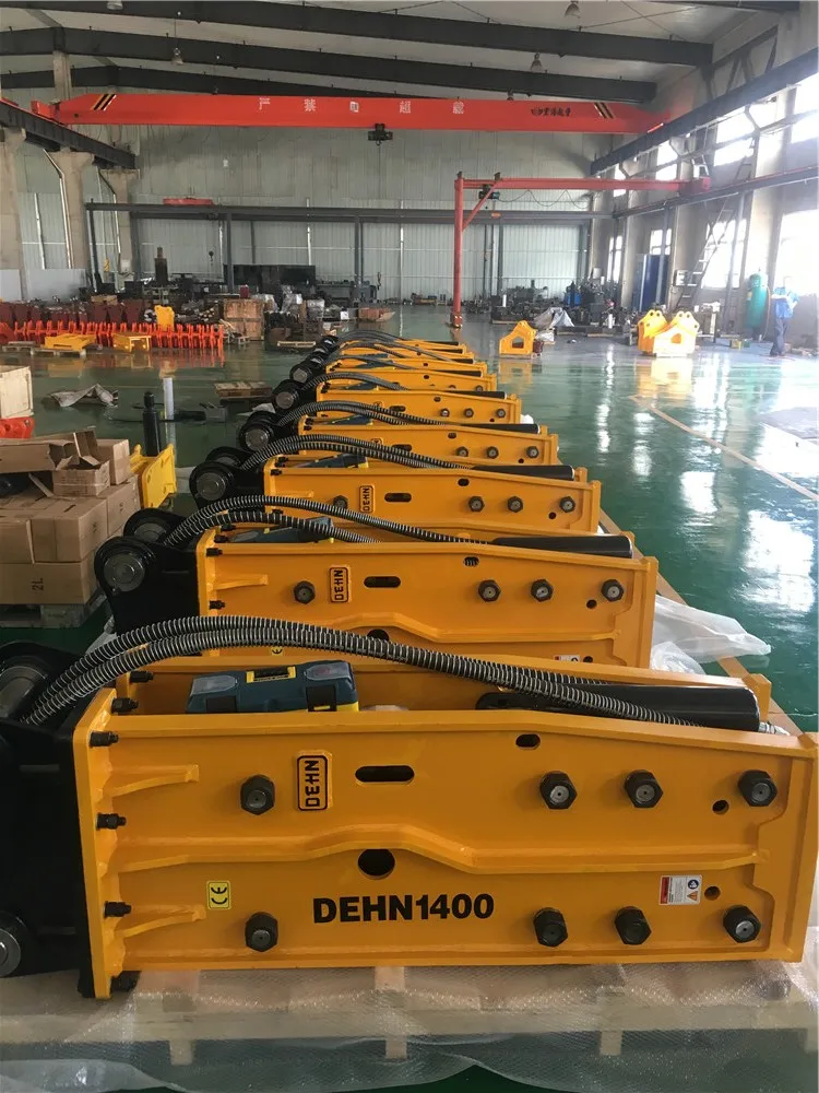 DEHN, гидравлический экскаватор, молотковая машина с долотом