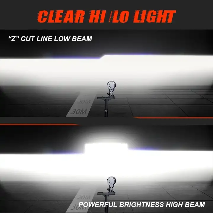 Wholesale Angle Eyes Motorcycle 12 24 Volt White Amber Super Bright 7 Inch Round 12V Led Headlights For Cars