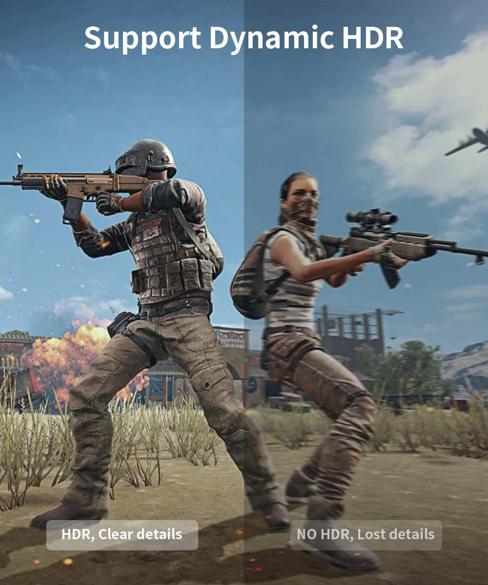 JSAUX High Quality DP Male To DP Male 3M Displayport Fiber Audio Cable 1.4 4K