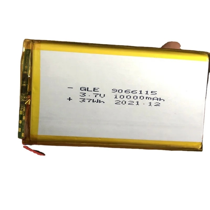 Li-polymer 3.7v  lithium polymer battery 10000mah for power bank