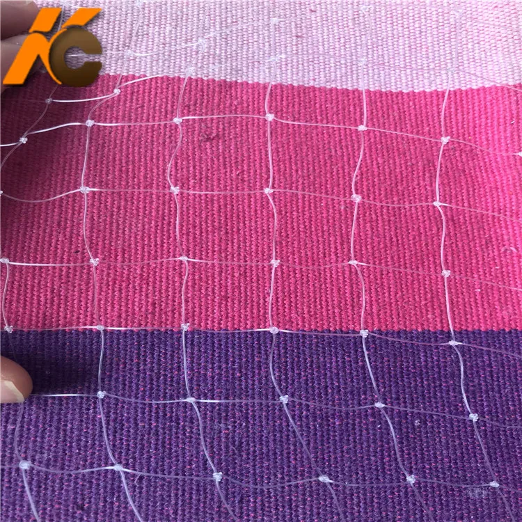 Factory nylon HDPE Knotted bird netting transparent or black monofilament balcony protection net cat safety net