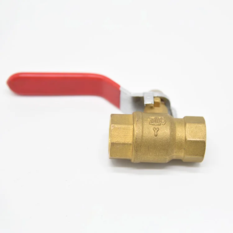 Brass Mini Water Ball Valve With Aluminum Handle