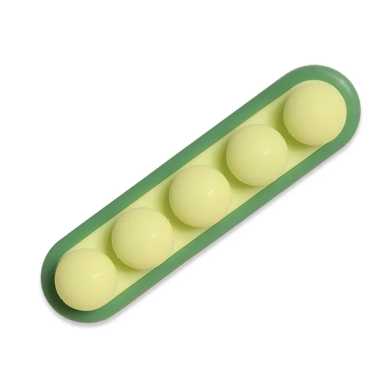 4Holes Cute Pea Style Silicone Desk Cable Winder management Organizer Holder Winder Travel Charger Clip for USB Power Cord