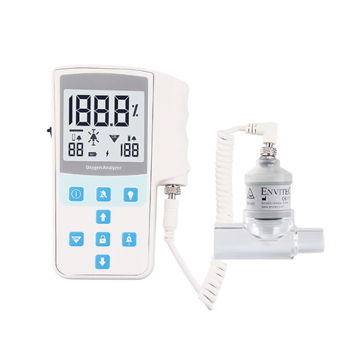 High Quality Portable 0-100%vol O2 Purity Meter Detector Oxygen Analyzer