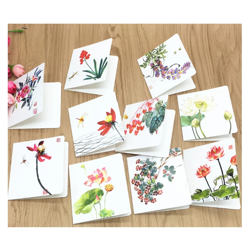 paper card  thank you card mother day greeting cards with envelopes