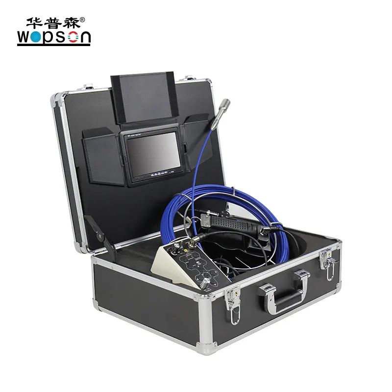 Wopson Industrial Digital Zoom  Endoscope Pipe Inspection Camera DVR Recording for Underground Pipes Inspection
