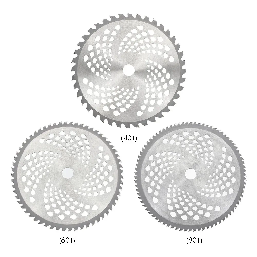 Mower blade, 40 teeth, 60 teeth, 80 teeth alloy saw blade, lawn mower, lawn mower, saw blade accessories