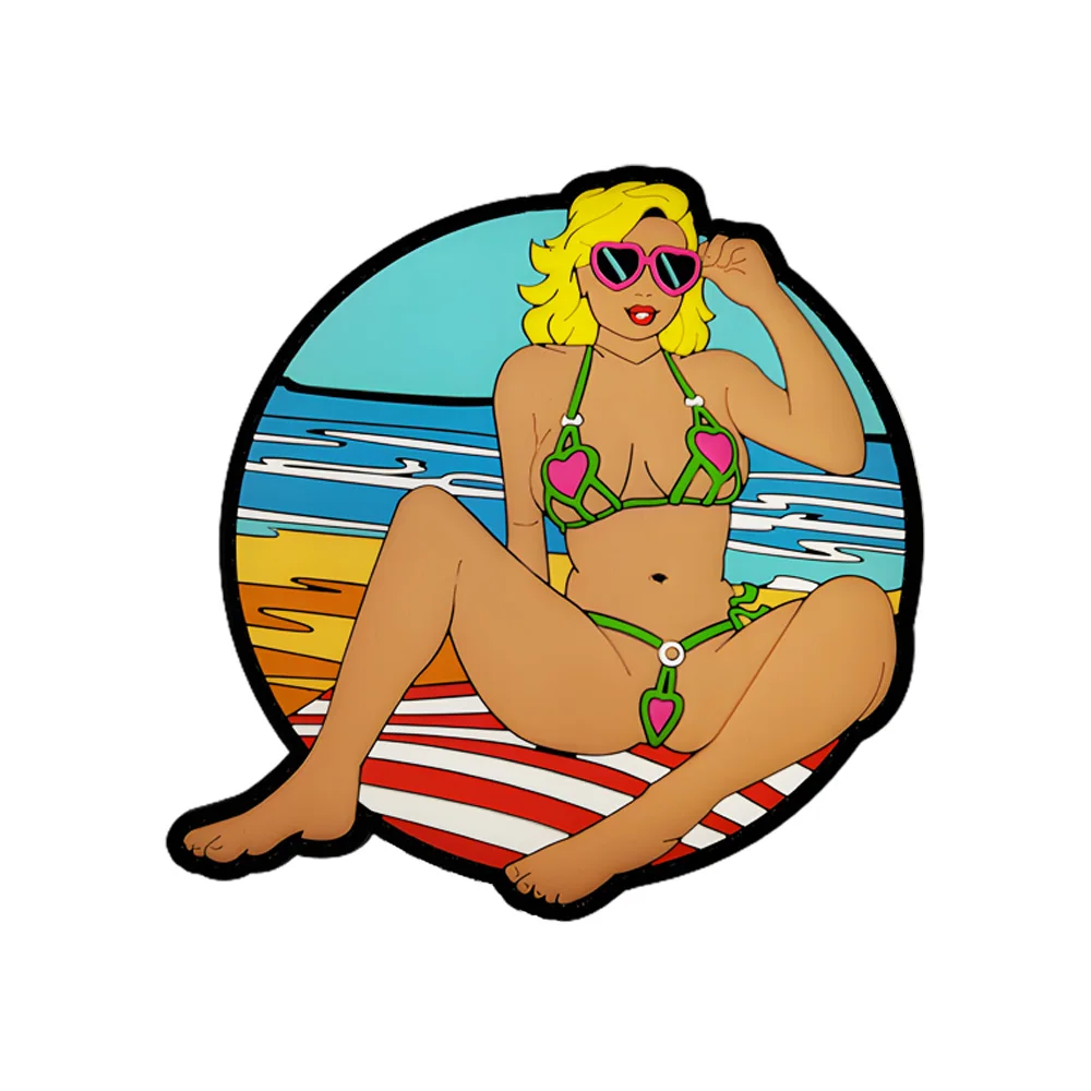 Cheap Custom Soft Label Pvc Soft Rubber 3d Logo Embossed Polic Patches  With Hook And Loop For Hats