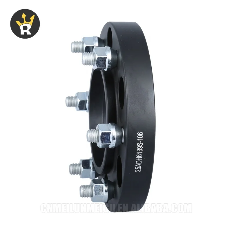  PCD6x139.7 CB106.1 25 мм качественный 6061-T6 кованый черный колесный адаптер для внедорожника