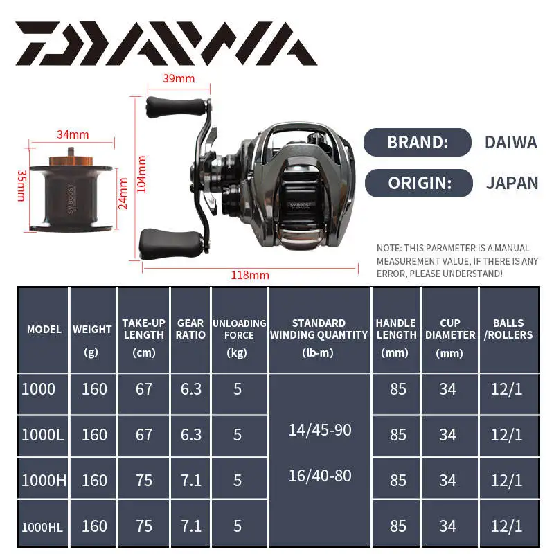 21 DAIWA STEEZ- LTD SV TW 1000/L/H/HL Baitcasting Fishing Reels 12+1bb Gear Ratio 6.3:1 7.1:1 Spool Saltwater Reel Fishing Wheel