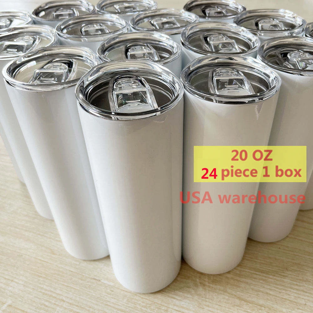 20oz sublimation tumbler straight blanks  US warehouse  for printing sippy cup sublimation tumblers 20 oz straight