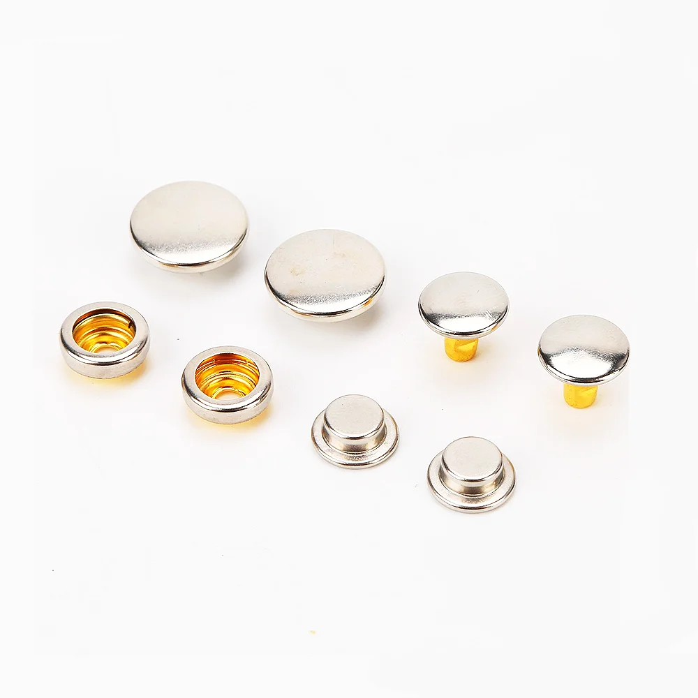 Hollow Snap Buttons Molds Sewing Rivet Environmentally Invisible High Quality Jacket Button Snap-Fastener Leather Rivets