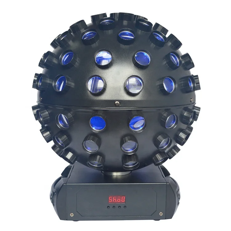 Grace 18W RGBWA+UV 6in1 Super Big Dj Club Stage Light LED Magic Disco Ball Moving Head Lights