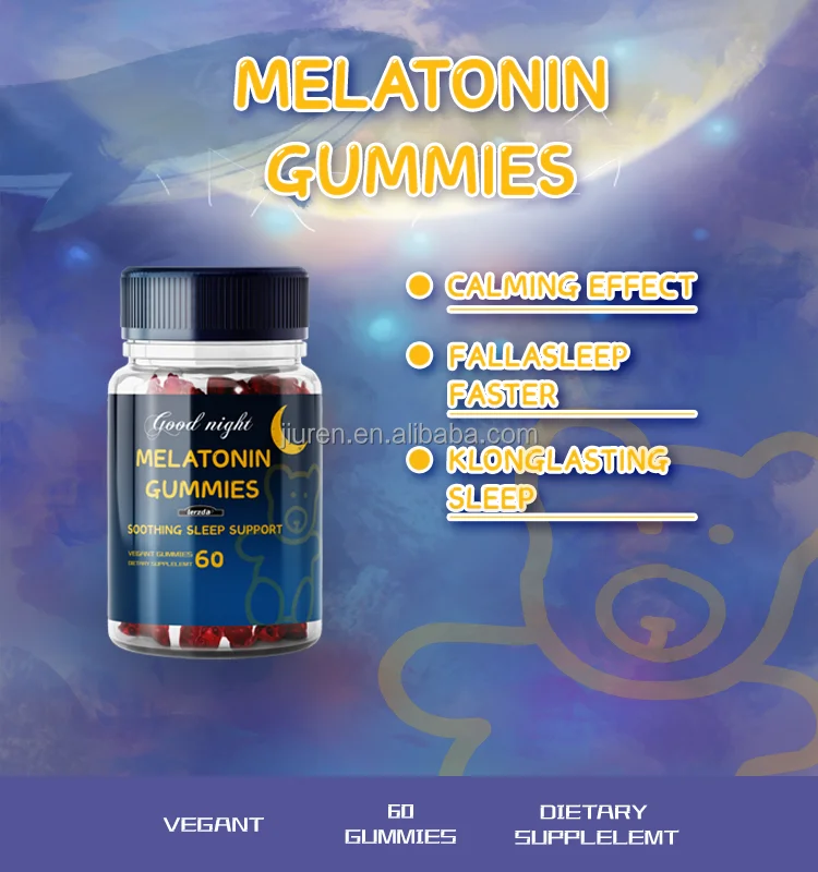 Melatonin Sleep Gummies Candy Capsules Sleep Gummies Deep Stabilizing Sleep Capsules