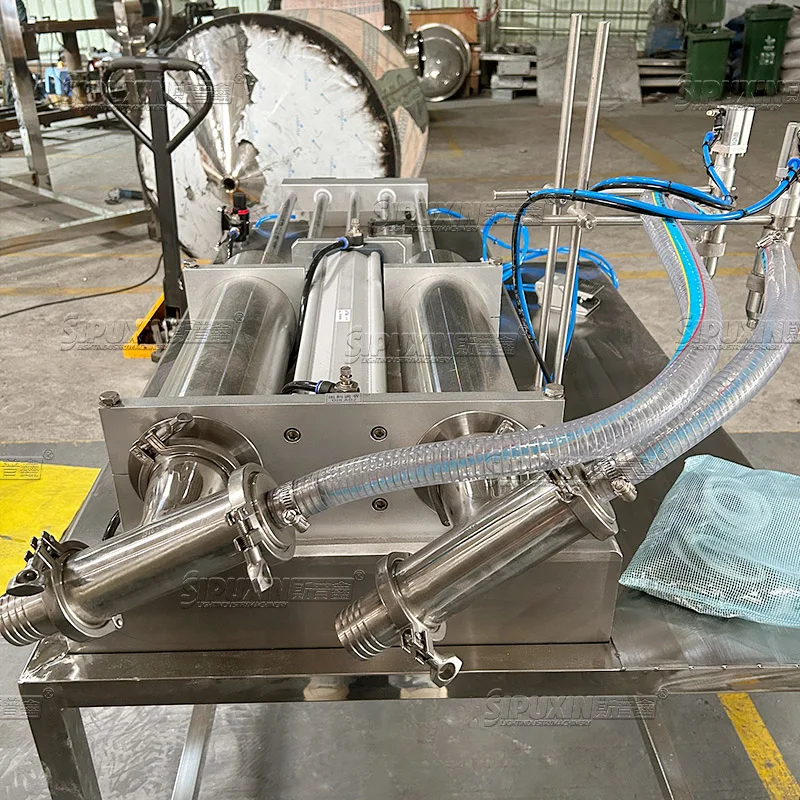 Spx filling machine liquid 100-1000ml Cosmetic Liquid Filling Machine Pneumatic liquid filling capping and screwing machine