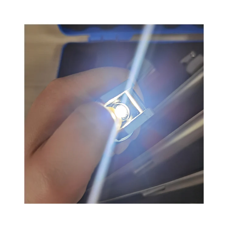 ANSHIDA Hot Sale Stainless Steel Laryngoscope Animal LED Fiber Optic Anesthesia Laryngoscope Veterinary Laryngoscope