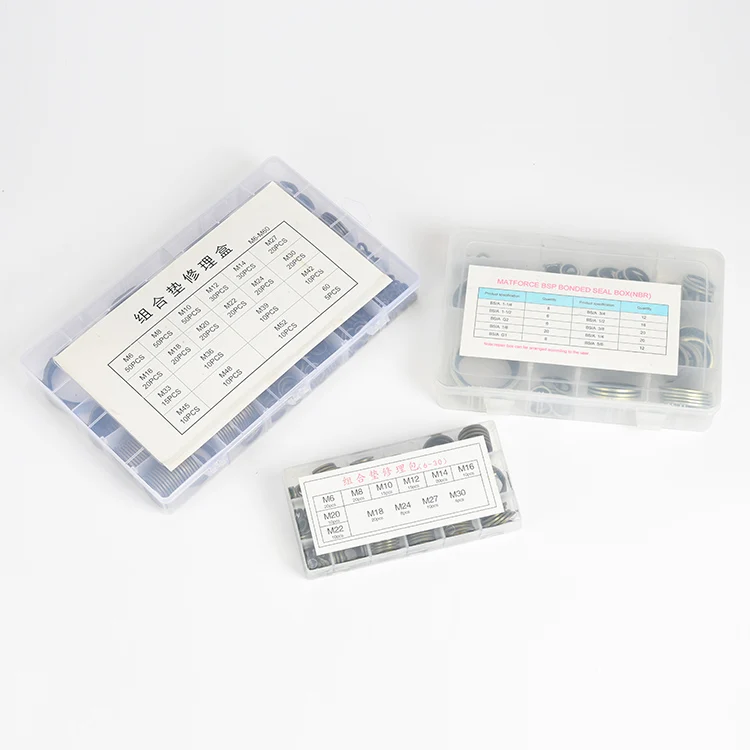 Compound gasket sealing ring semi-polymer compound gasket repair kit combination gasket kits