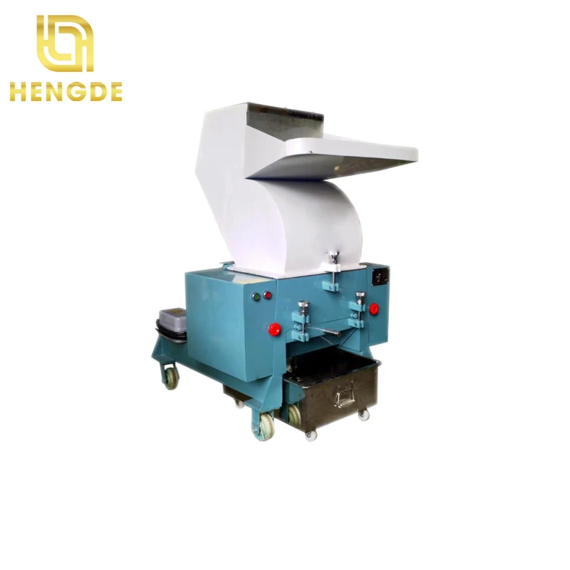 HENGDE HPC250 ce and iso standards 5.5HP crushing capacity 130-200KG/H plastic and rubber crusher to powder