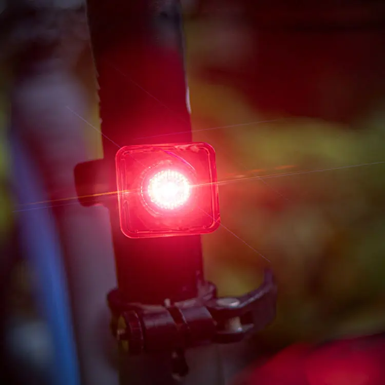 Electric Mountain Bike Accessories Bike Tail Light Rechargeable Waterproof Taillight Smart LED Bicycle Rear Light