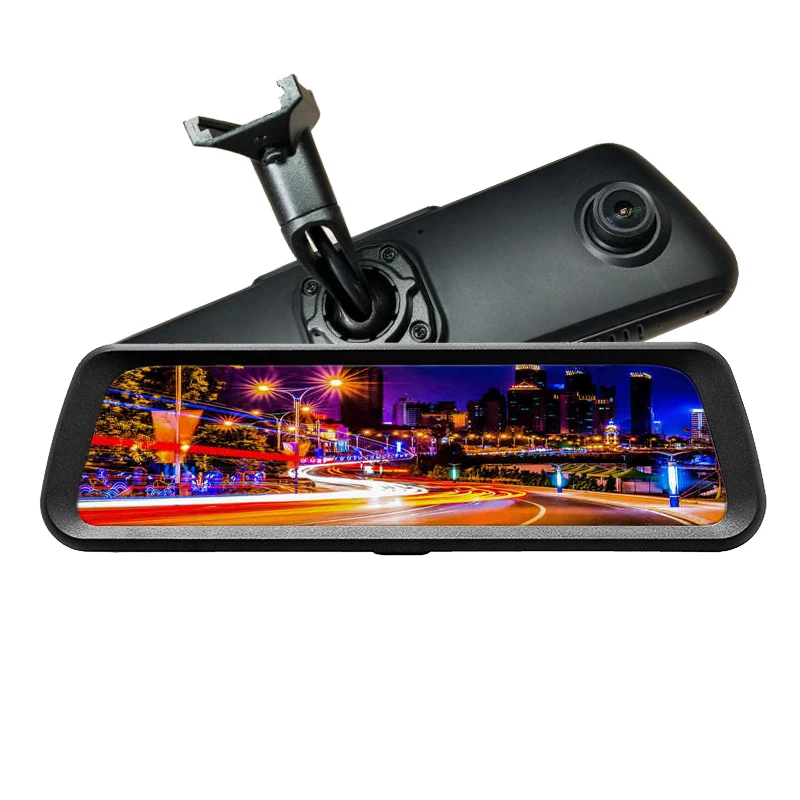 9.66 inch car full touch screen mirror car rearview mirror vehicle reversing aid Camera 1080P Reversing camera