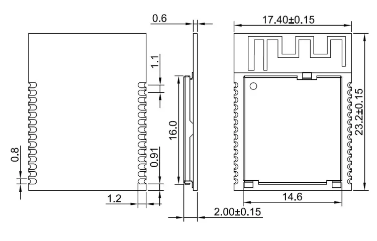 2.4ghz bluetooth 5 development module customize beacon module