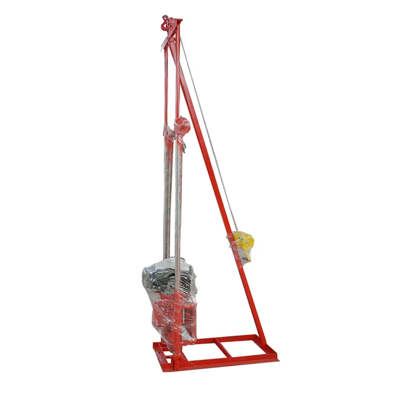 Borehole Water Well Drilling Rig China Mini Water Well Drilling And Rig Machine vertical portable sampling rig
