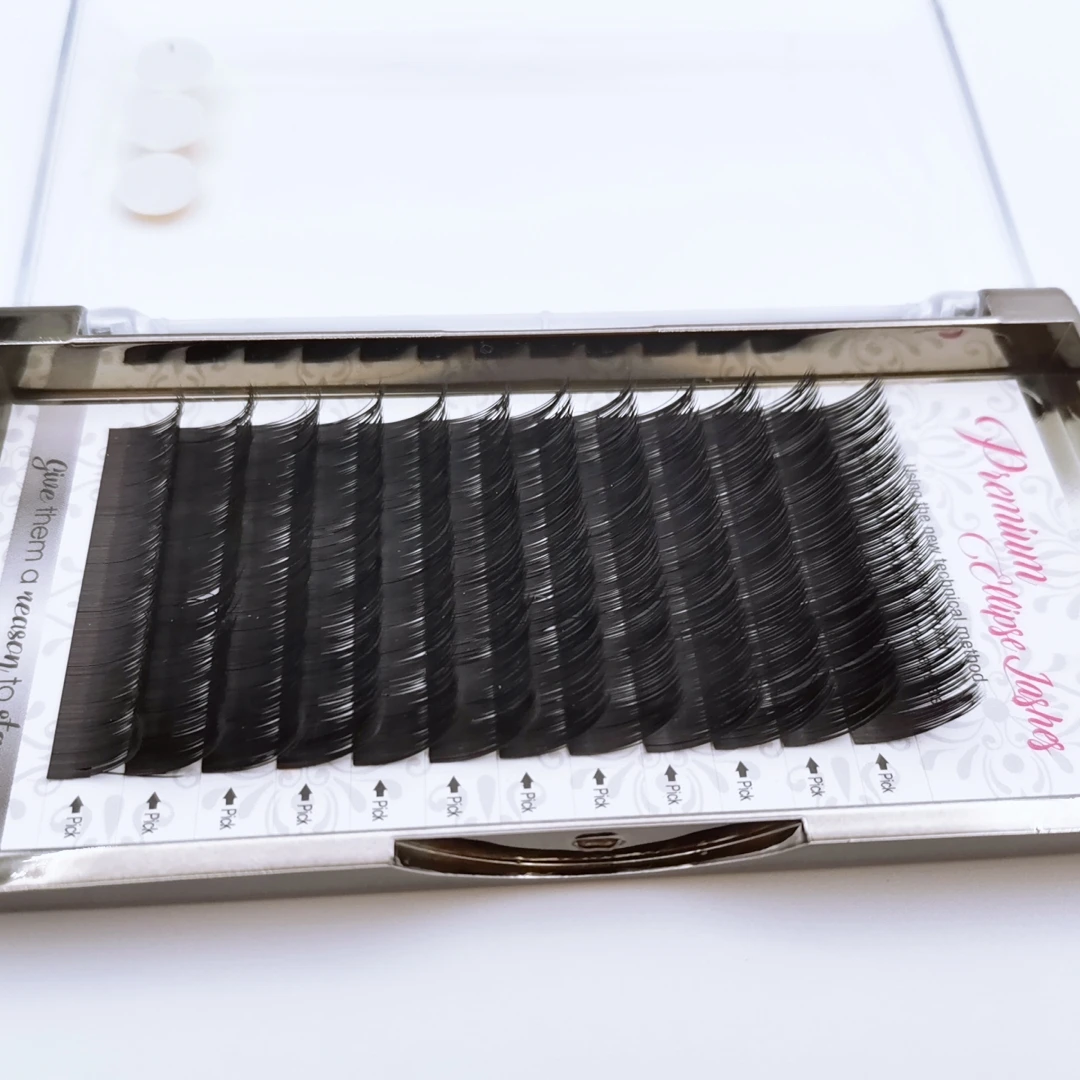 
korean silk eyelash extensions easy fan eyelash extensions tape russian volume eyelash extension 