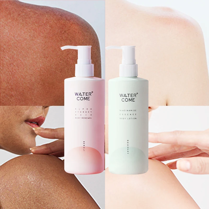 Private Label organic Orange Blossom Lightening Perfume dry skin Moisturizer Whitening Body Lotion Cream with Shea Butter