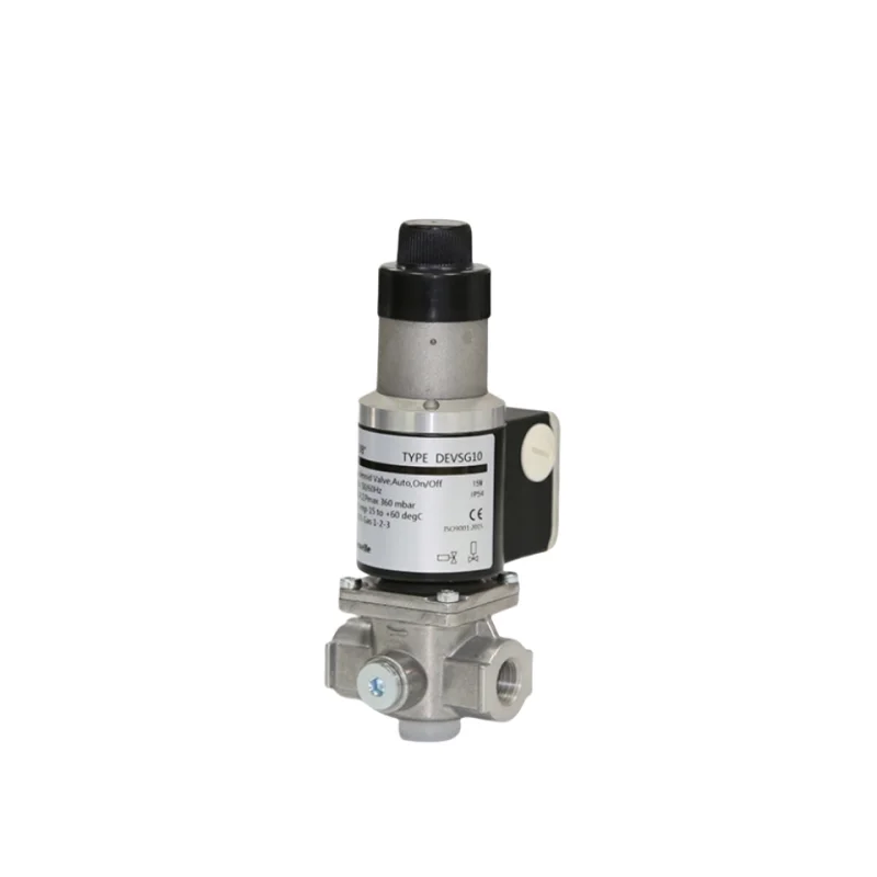 DEVSG threaded series - quick opening and closing burner gas valve for industrial combustion system burners