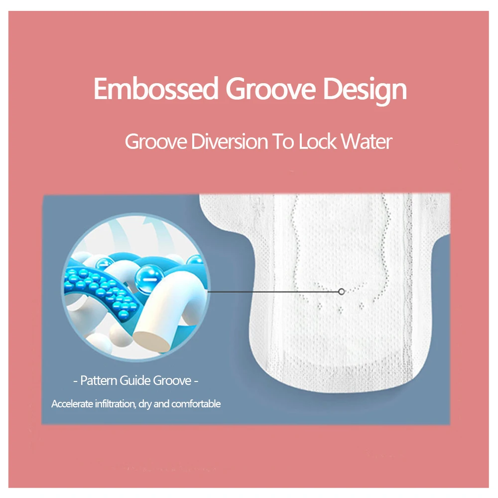 Natural Women Biodegradable Herbal Sanitary Pads Napkin Grade B Wholesale