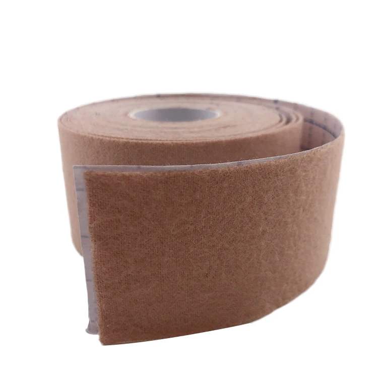 5cm*5m High quality big roll moleskin tape adhesive sports tape soft kinesiology tape