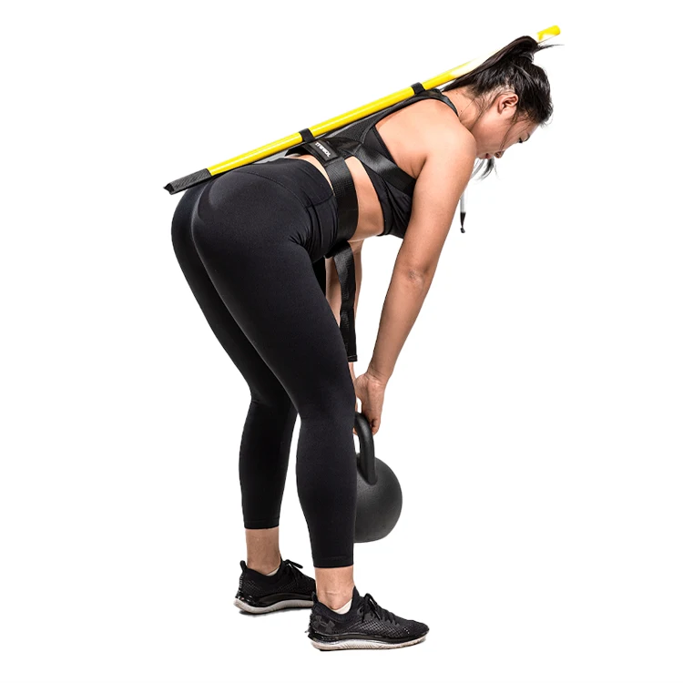 Fitness Accessories Kettlebell Deadlift Squat Posture auxiliary correction rod