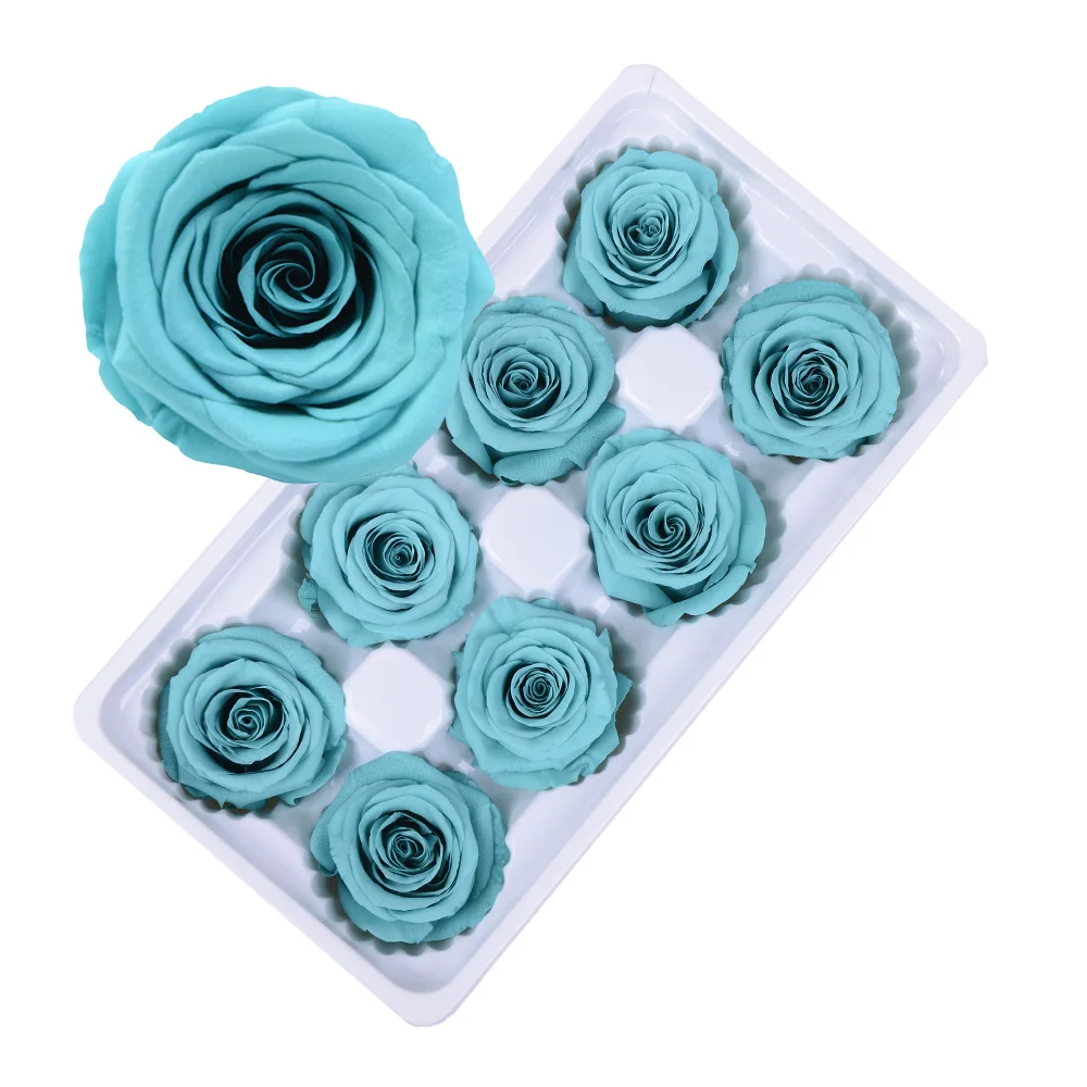 Yunnan Culinan factory wholesale a grade stabilized rose preserved long preserved roses 4-5cm stabilized eternity flower