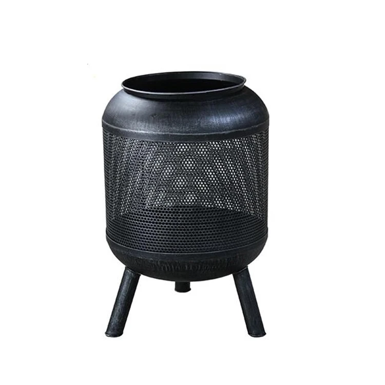 USA style outdoor high quality wood fire basket for heating or dining