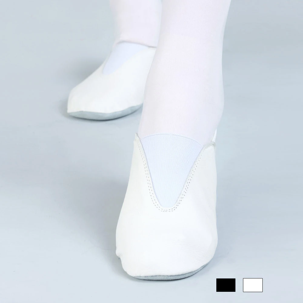 Trampoline Shoes Gymnastics Agility Gym Shoes Goat Leather Slip-on Rubber Sole