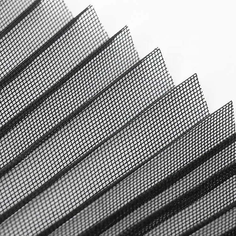 pleated mosquito net accessories track type plisse insect screen mosquito net pleated mesh for folding screen door