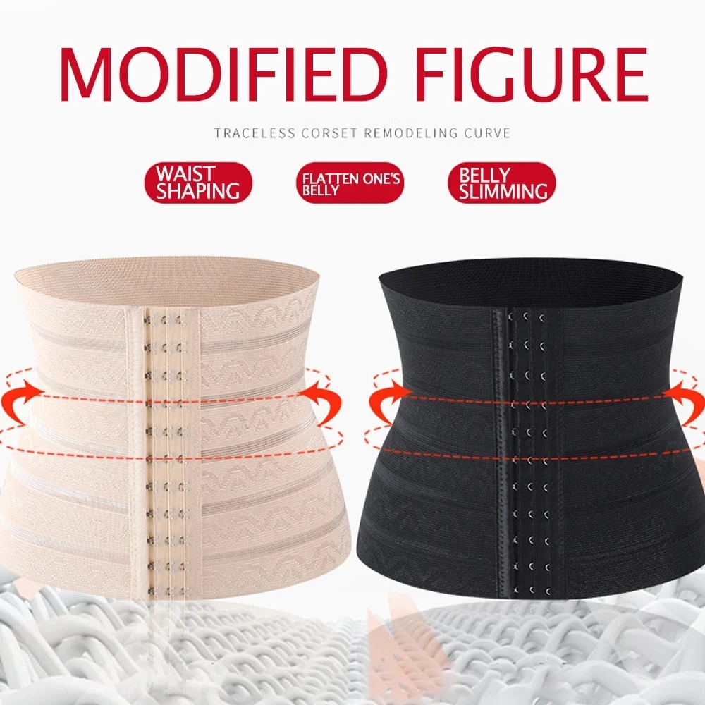 Women Waist Trainer Corset Belt Under Clothes Sport Tummy Control Long Torso Shapewear for Women