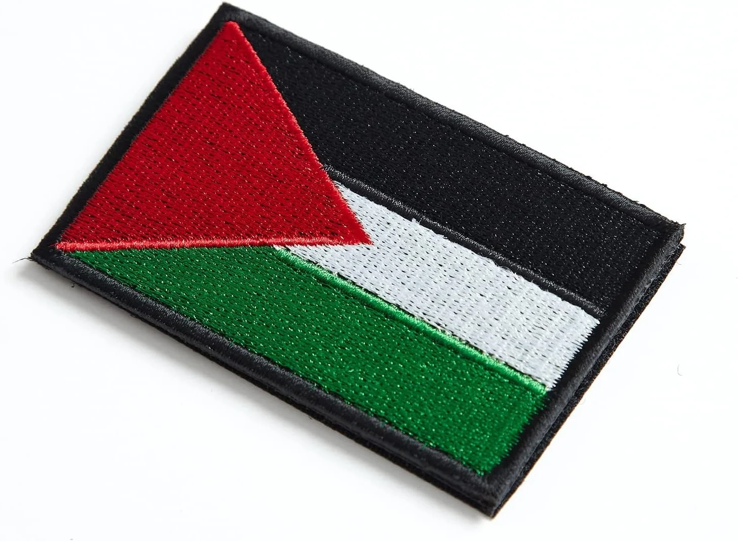 Custom Logo Hook and Loop Embroidery Embroidery Velcroes Patch Tactical Sew on Israel&Palestine Flag Patches