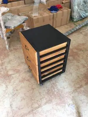 Modern Metal Solid Wood Custom Household Bookshelf Kids with Wood+cabinets Home Furniture Customized Living Room Furniture 1 Set