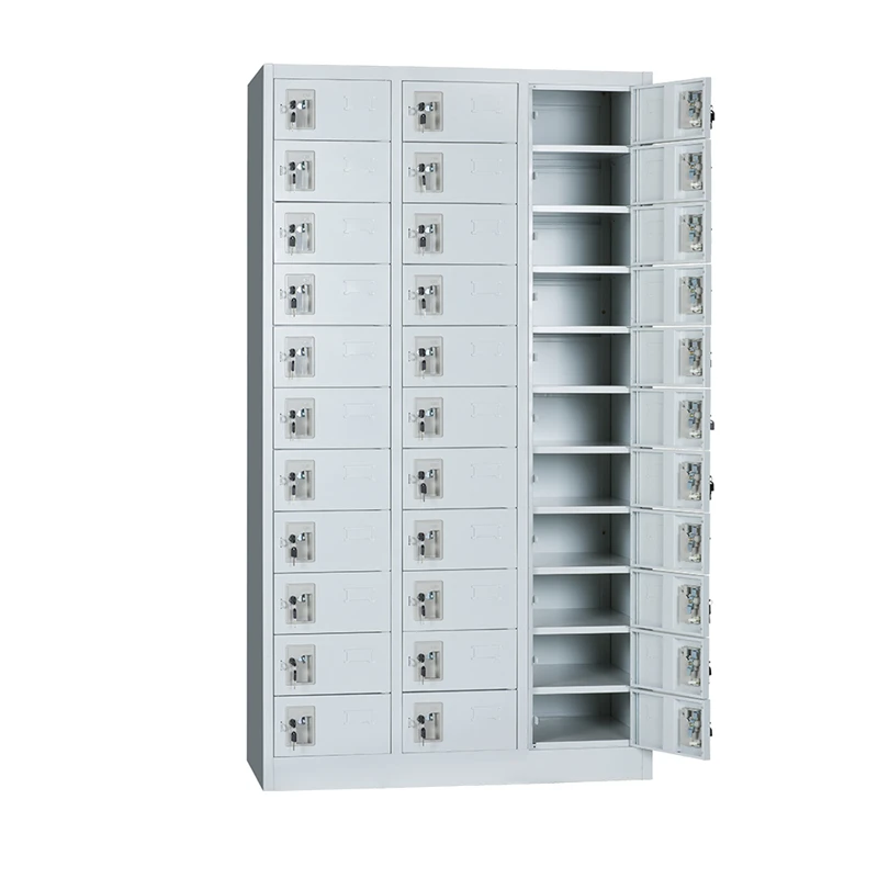 Steel furniture office vertical 33 doors cabinet used fireproof storage lockers