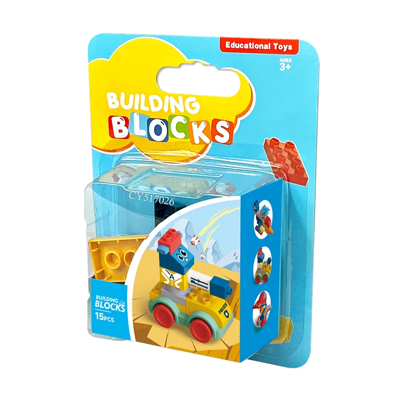 Large Size Building Blocks Toys Set Kids Building Bricks Vehicle Car Airplane Tank Construction Toys