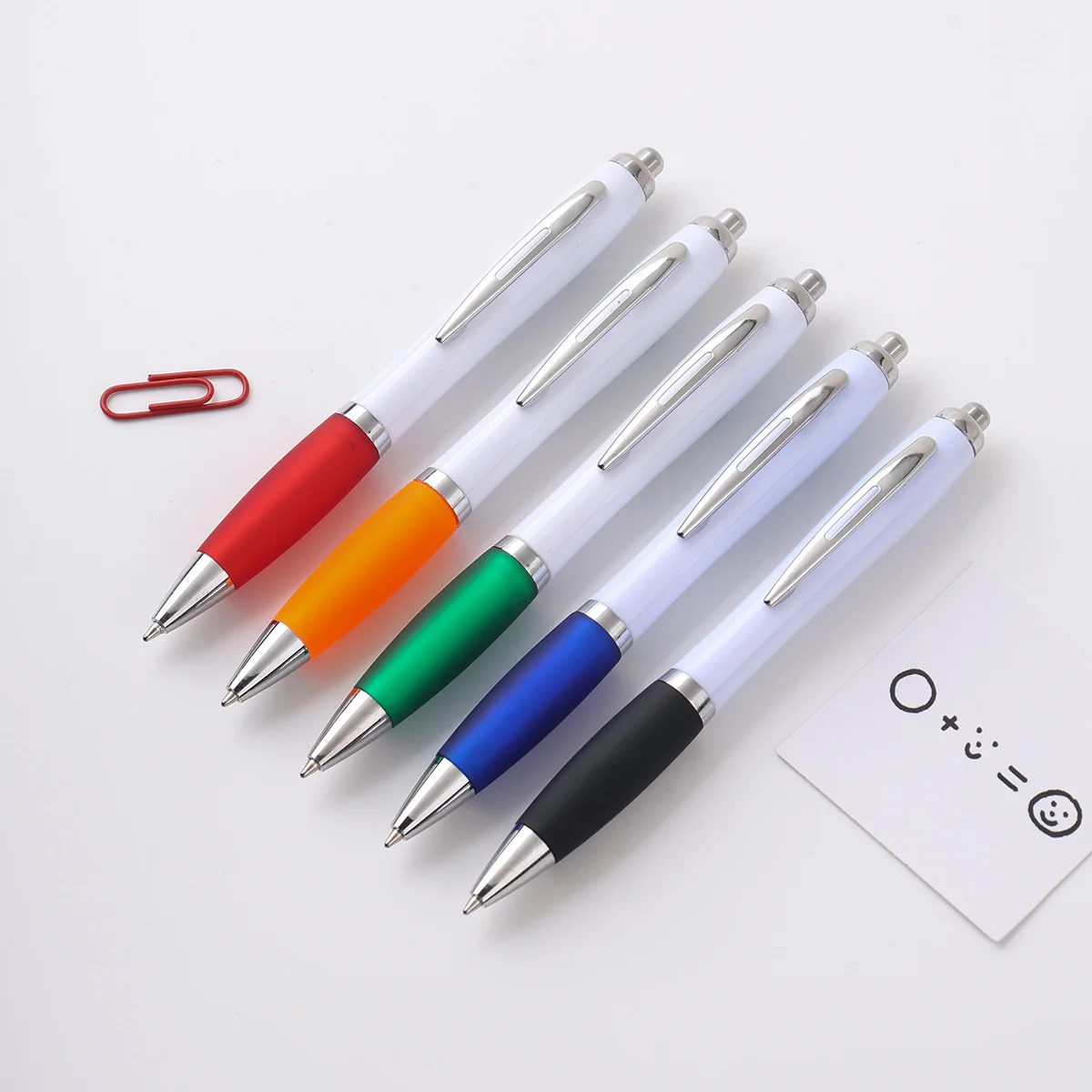 best selling custom cheap promotion gift item ballpoint pens with custom logo QR Code pen