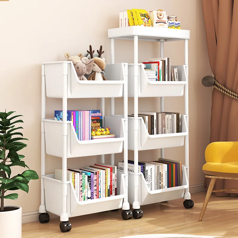 storage rack multi-layer plastic storage rack kitchen clutter container car