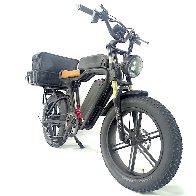 48 в 750 Вт грузовой велосипед Электрический 2 колеса 21 Ач * Двойной аккумулятор большой радиус действия семейный для доставки пиццы